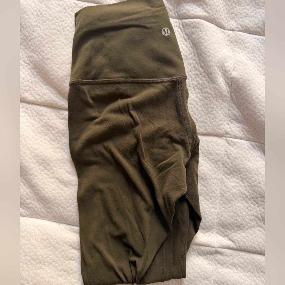 Lululemon Align Olive Green Leggings